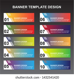 Modern  Banner Background. Creative Header Templates - Vector
