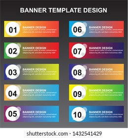 Modern  Banner Background. Creative Header Templates - Vector