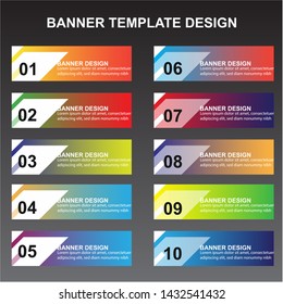 Modern  Banner Background. Creative Header Templates - Vector