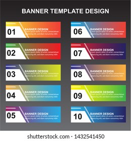 Modern  Banner Background. Creative Header Templates - Vector