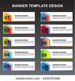 Modern  Banner Background. Creative Header Templates - Vector