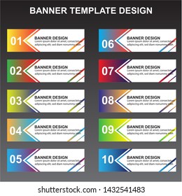 Modern  Banner Background. Creative Header Templates - Vector