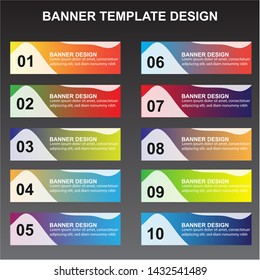Modern  Banner Background. Creative Header Templates - Vector