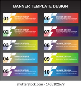 Modern  Banner Background. Creative Header Templates - Vector