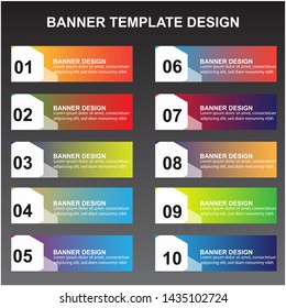 Modern  Banner Background. Creative Header Templates - Vector