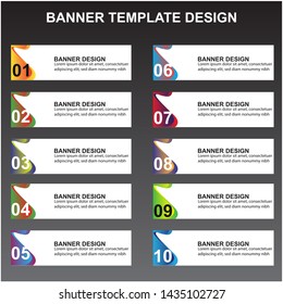 Modern  Banner Background. Creative Header Templates - Vector