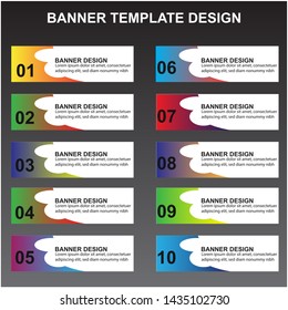 Modern  Banner Background. Creative Header Templates - Vector