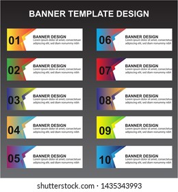 Modern  Banner Background. Creative Header Templates - Vector