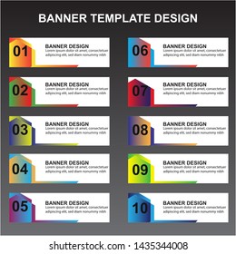 Modern  Banner Background. Creative Header Templates - Vector