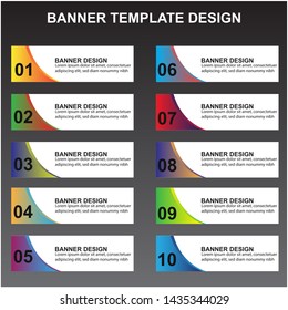 Modern  Banner Background. Creative Header Templates - Vector