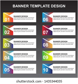 Modern  Banner Background. Creative Header Templates - Vector