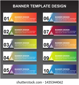 Modern  Banner Background. Creative Header Templates - Vector