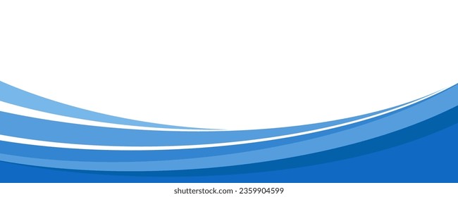 Modern banner background design. Banner template with dynamic wave shapes.