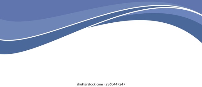 Modern banner background design. Banner template with dynamic wave shapes.