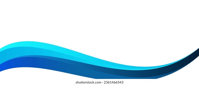 Modern banner background design. Banner template with dynamic wave shapes.