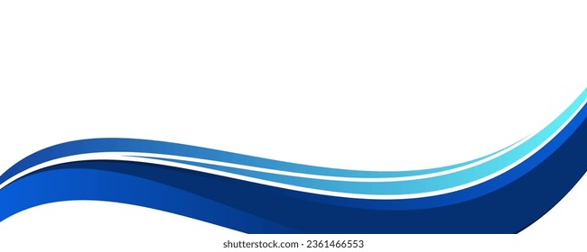 Modern banner background design. Banner template with dynamic wave shapes.