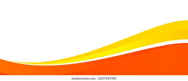 Modern banner background design. Banner template with dynamic wave shapes.