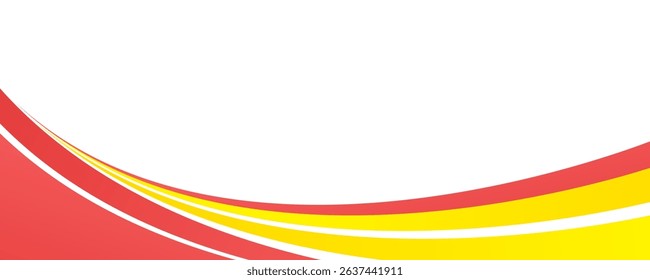 Modern banner background design. Banner template with dynamic wave shapes.