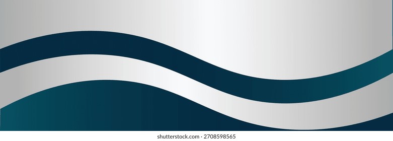 Modern banner background design. Banner template with dynamic wave shapes.
