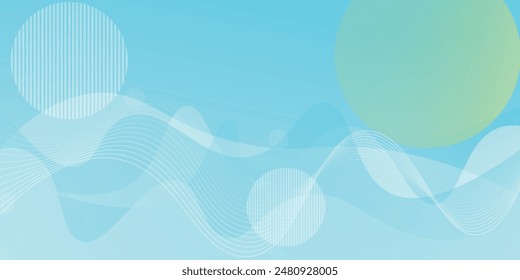 Modern banner background. full color, bright blue green gradation