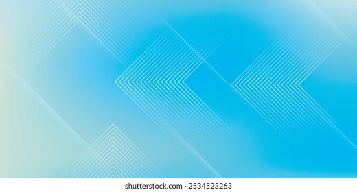 Modern banner background. full color, bright blue green gradation, wave.