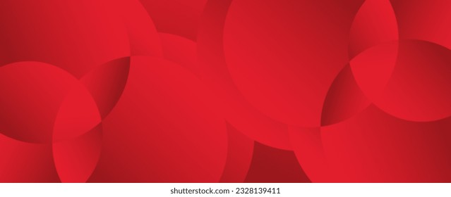 Modern banner background premium design with geometric red color
