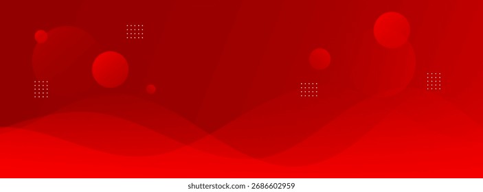Fondo de Anuncio moderno Gradaciones rojas Fondo de forma de onda. abstracto. Vector EPS 10