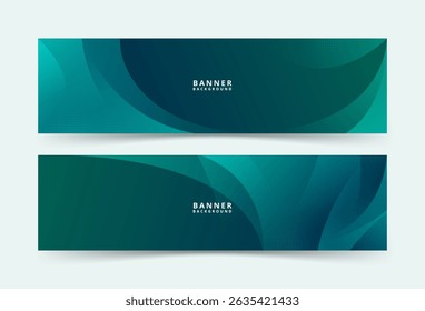 Fondo de Anuncio moderno, conjunto de colecciones, gradaciones de color verde oscuro, estilo abstracto, fondo de memphis, de moda, Ilustración vectorial