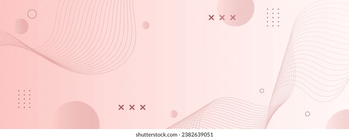 modern banner background soft color. line wave . abstract . memphis epe s10