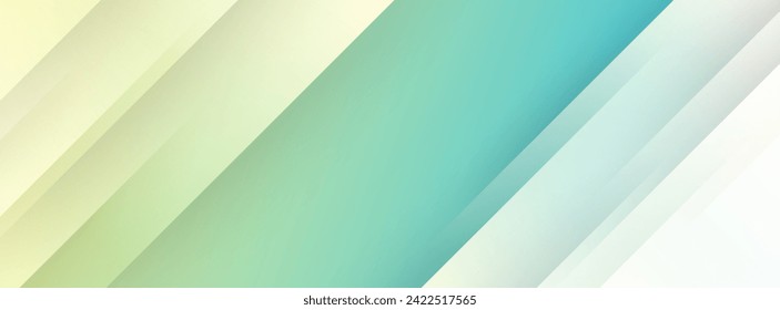 Modern banner background template, slash effect, gradient, green and yellow vintage, abstract background, vector, EPS 10