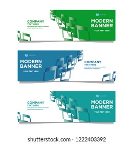 Modern banner background.template design