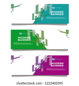 Modern banner background.template design