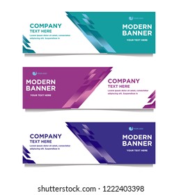 Modern banner background.template design