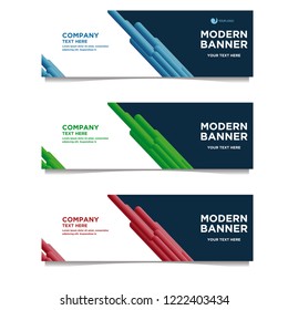 Modern banner background.template design