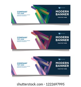 Modern banner background.template design