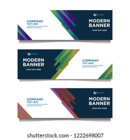 Modern banner background.template design