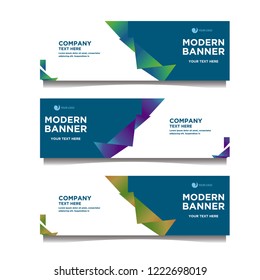 Modern banner background.template design