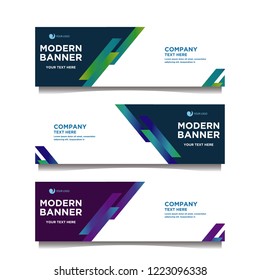 Modern banner background.template design