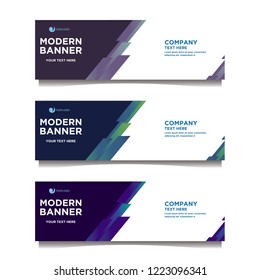 Modern banner background.template design
