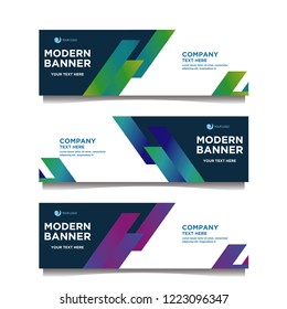 Modern banner background.template design