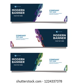 Modern banner background.template design