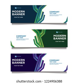 Modern banner background.template design