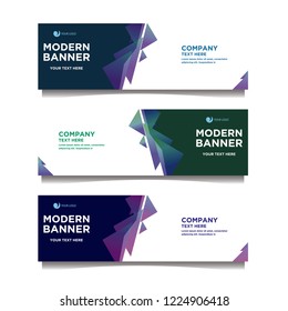 Modern banner background.template design