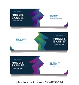 Modern banner background.template design
