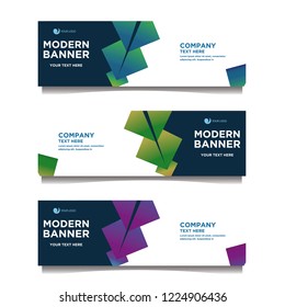 Modern banner background.template design