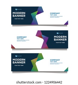 Modern banner background.template design