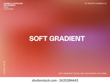 Modern banner, blush pink to coral gradient. Circular ripple effects, abstract and elegant design.