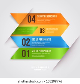 Bannière moderne pour le design web d'entreprise, illustration vectorielle eps10