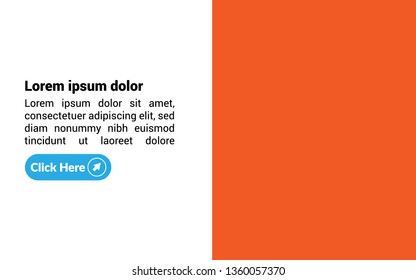 modern banner concept. Can be used as banner for graphic studio, marketing company. flat design