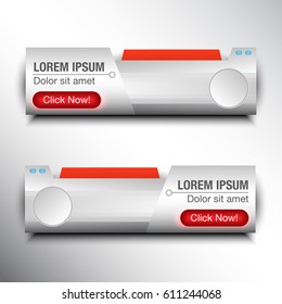 Modern banner design